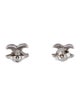 Earrings 18K Diamond 'X' Stud Earrings