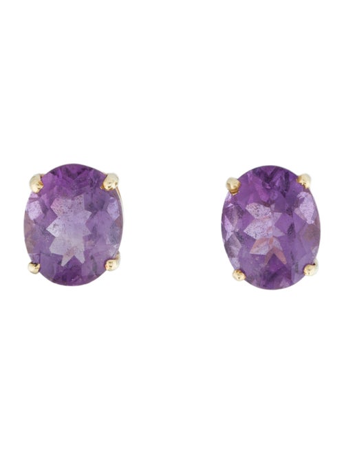 Earrings 14K 4.88ctw Amethyst Stud Earrings