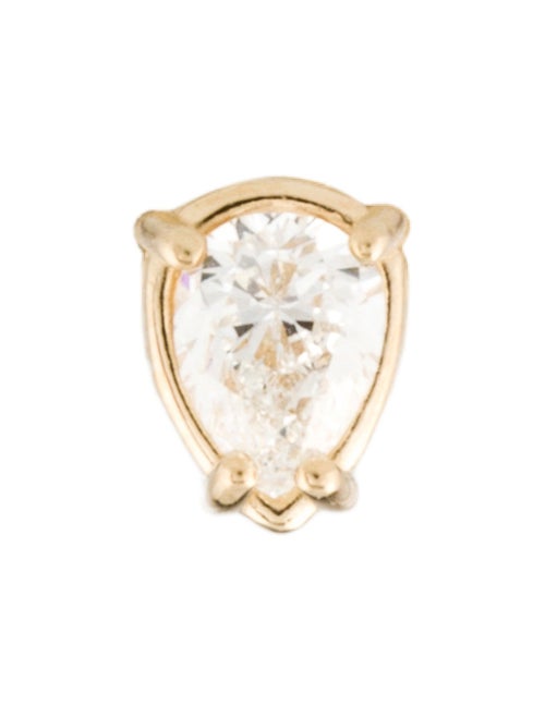 Earrings 14K Diamond Single Stud Earring