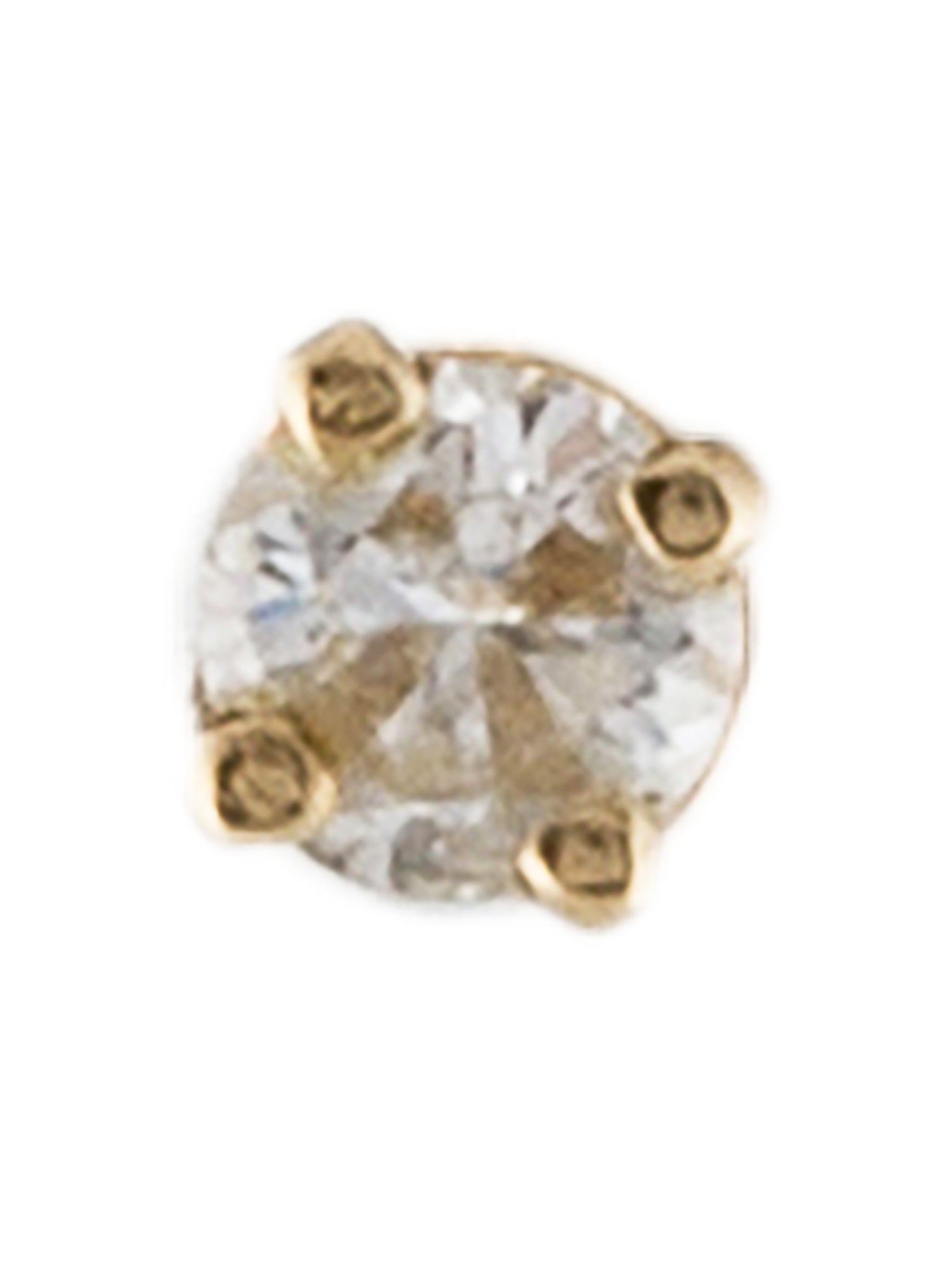 Earrings 10K Diamond Single Stud