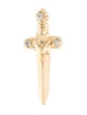 Earrings 14K Diamond Dagger Single Stud Earring