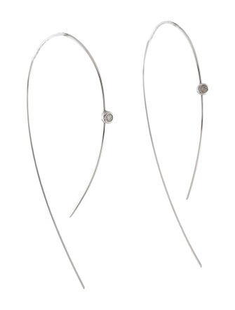 Earrings 14K Diamond Hoops