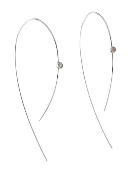 Earrings 14K Diamond Hoops
