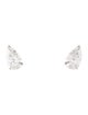 Earrings 14K 1.50ctw Lab-Grown Pear Stud