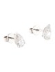 Earrings 14K 1.50ctw Lab-Grown Pear Stud