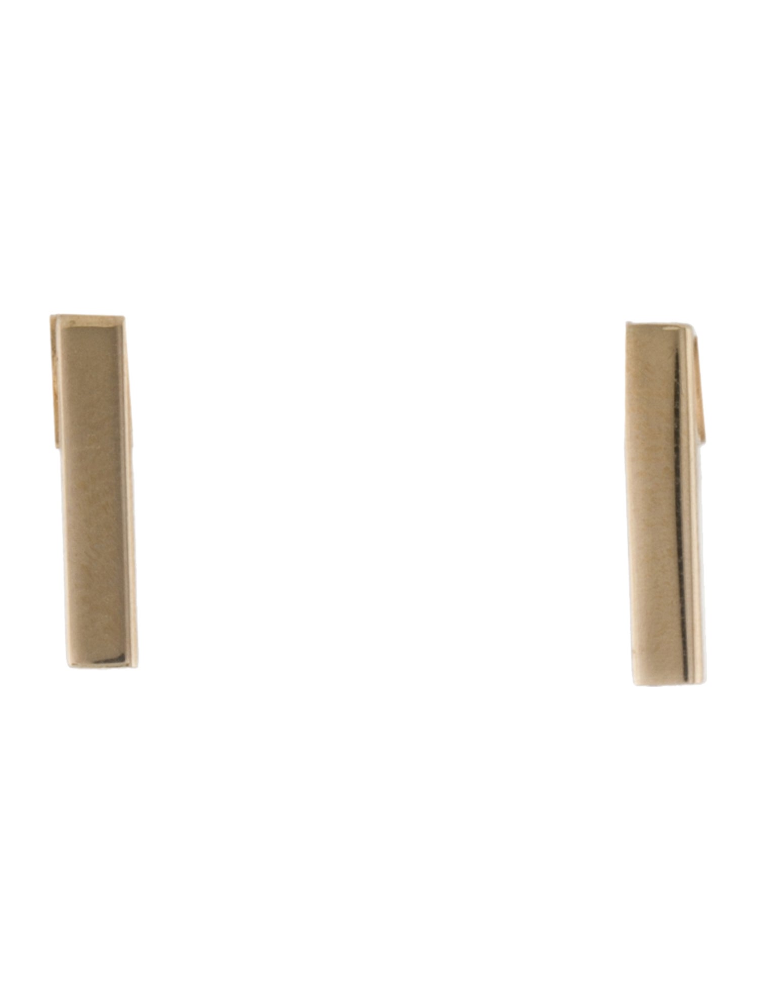 Earrings 14K Bar Stud Earrings