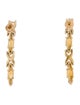 Earrings 14K Citrine & Diamond X Drop Earrings