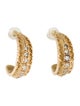 Earrings 14K Diamond Hoop Earrings
