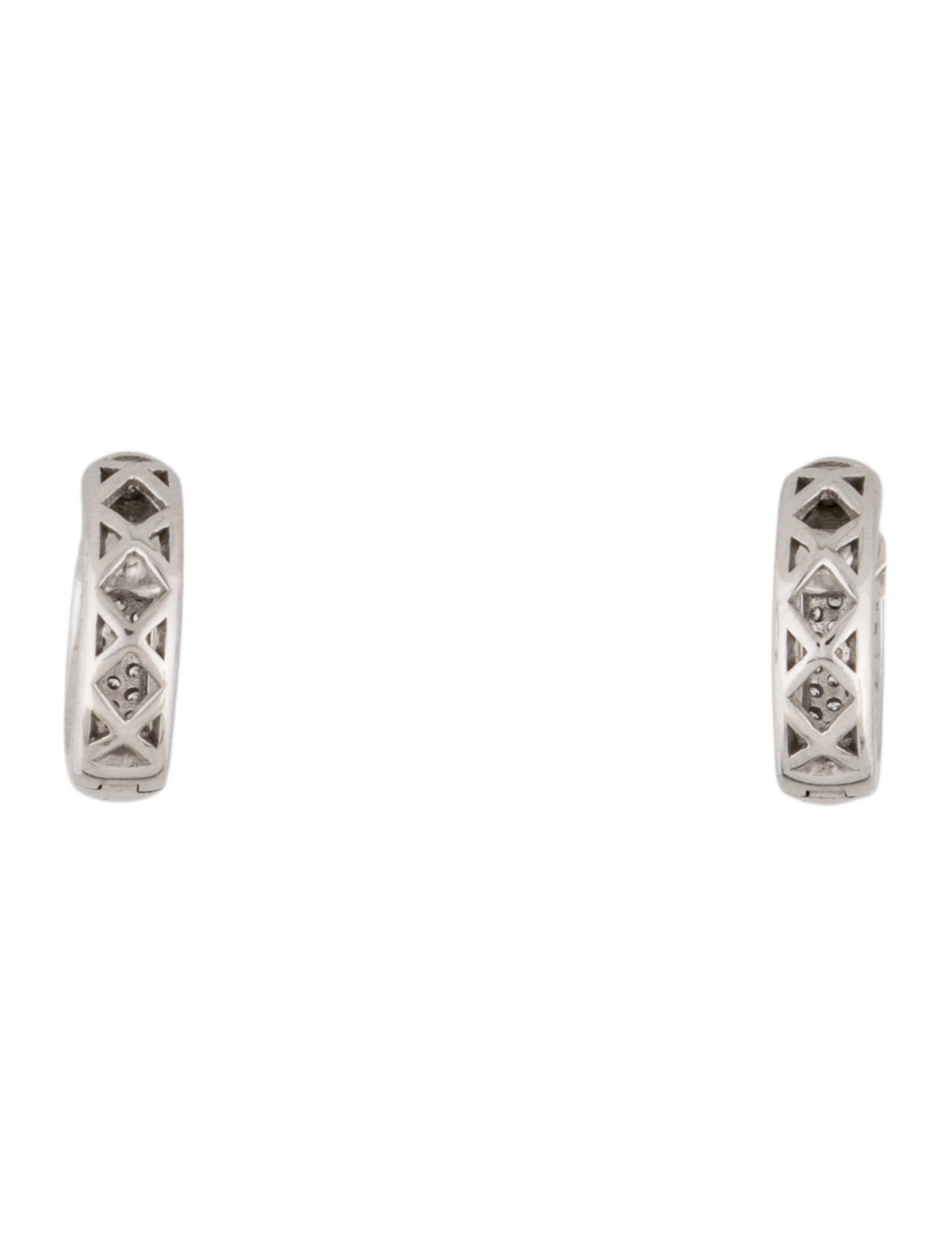 Earrings 14K Diamond Huggie