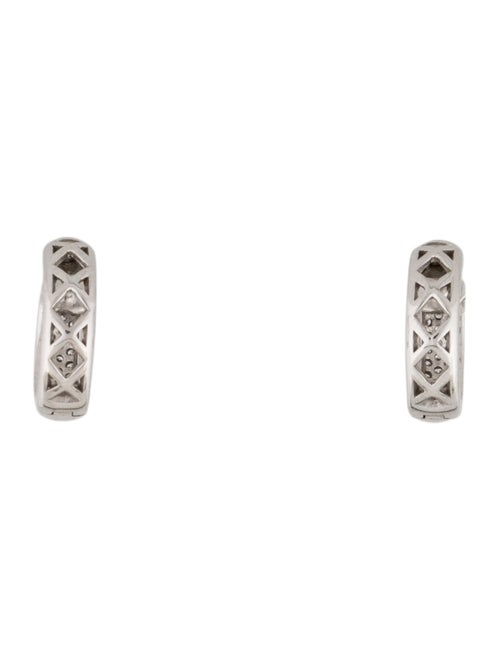 Earrings 14K Diamond Huggie Earrings