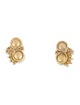 Earrings 14K Pearl & Diamond Stud Earrings