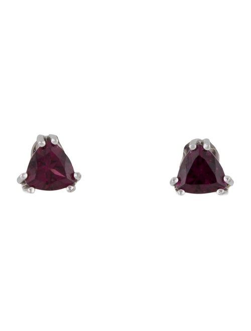 Earrings 14K 2.20ctw Rhodolite Garnet Stud Earrings