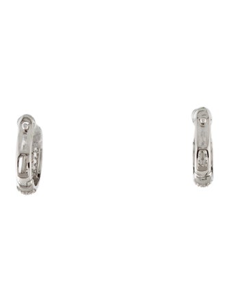 Earrings 18K Diamonds Huggie Earrings