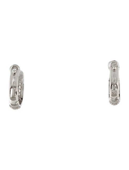 Earrings 18K Diamonds Huggie Earrings