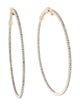 Earrings 14K 1.03ctw Diamond Hoop Earrings
