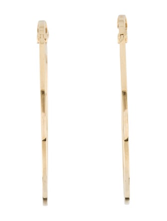 Earrings 14K 1.03ctw Diamond Hoop Earrings