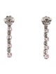 Earrings 18K 1.35ctw Tourmaline & Diamond Drop Earrings