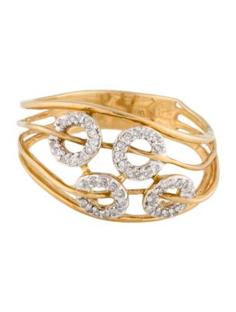 Earrings 18K Diamond Earring & Ring Set