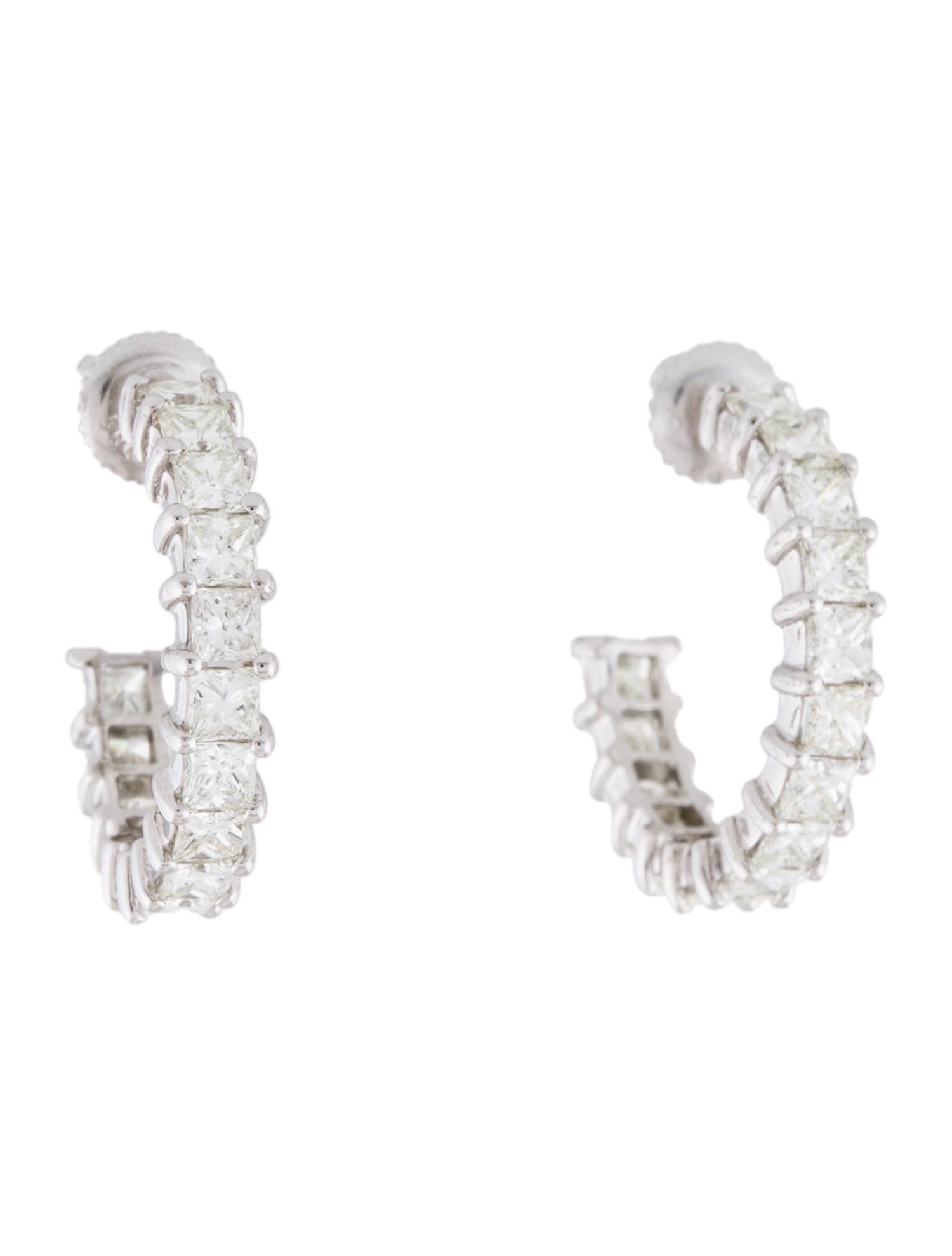 Earrings 14K 4.50ctw Diamond Hoop