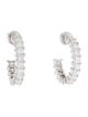 Earrings 14K 4.50ctw Diamond Hoop Earrings