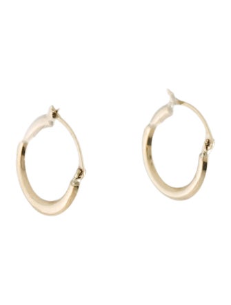 Earrings 10K Huggie Hoop Earrings