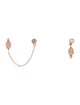 Earrings 14K Diamond Chain Duo Stud Earrings