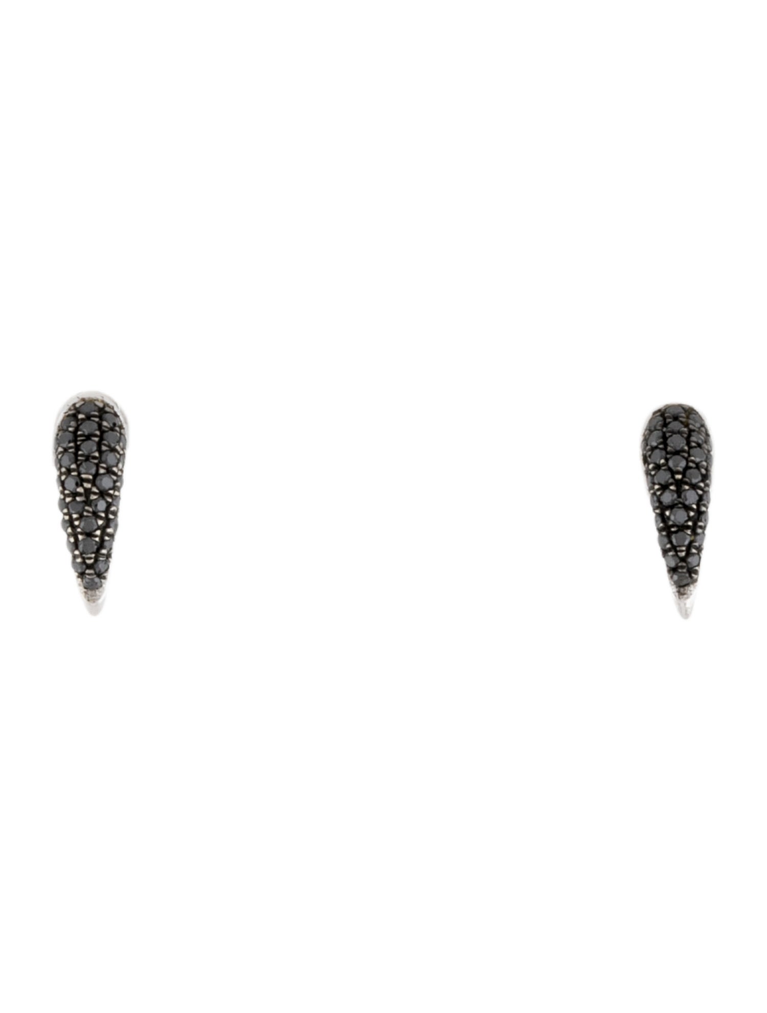 Earrings 14K Diamond Spike Stud Earrirngs