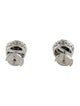 Earrings 14K 3.20ctw Diamond Halo Stud Earrings