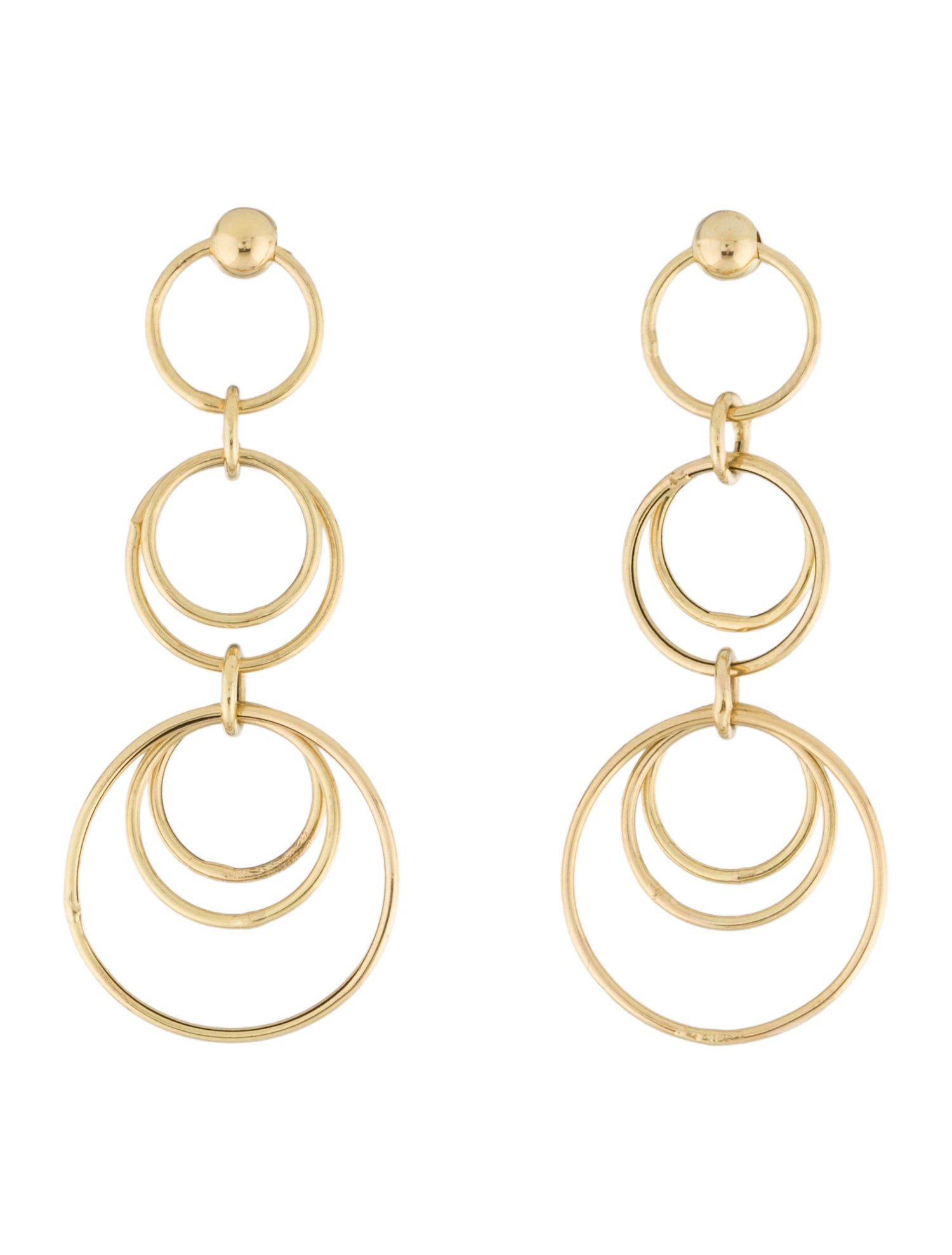 Earrings 14K Drop