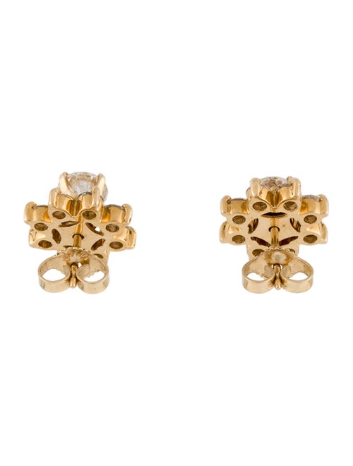 Earrings 14K Diamond Stud Earrings w/ 14K Diamond Earring Enhancers