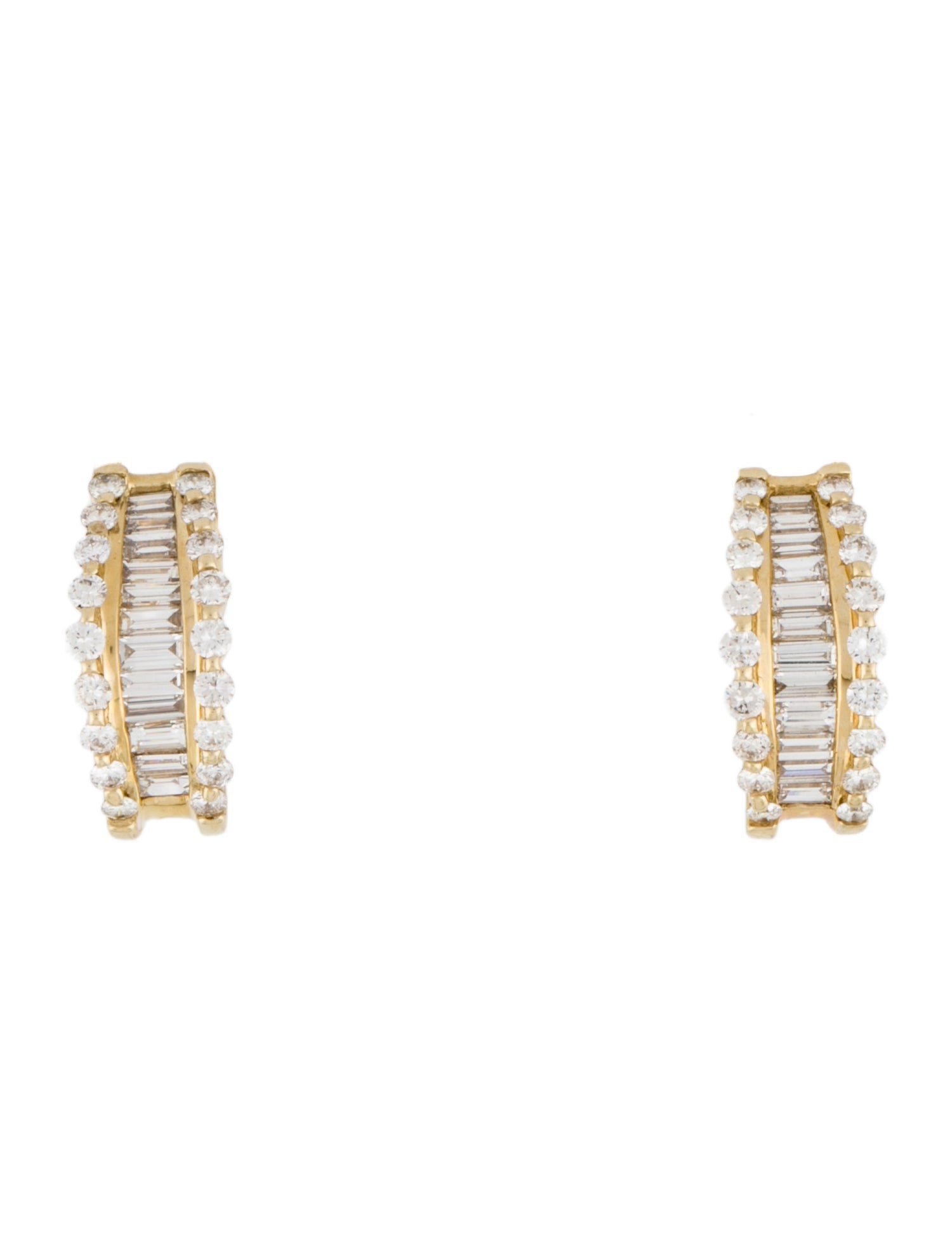 Earrings 14K 2.37ctw Diamond Earclip