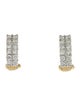 Earrings 14K 1.71ctw Diamond Huggie Clip-On Earrings