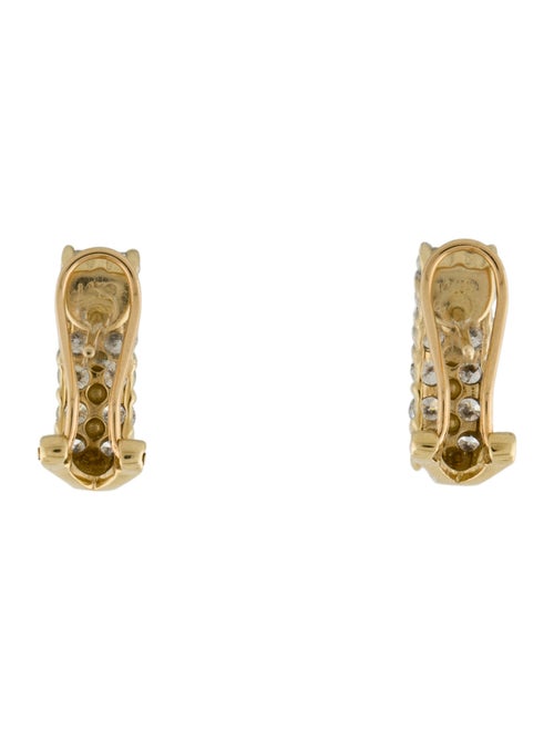 Earrings 14K 1.71ctw Diamond Huggie Clip-On Earrings