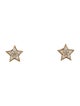 Earrings 14K Diamond Star Stud Earrings