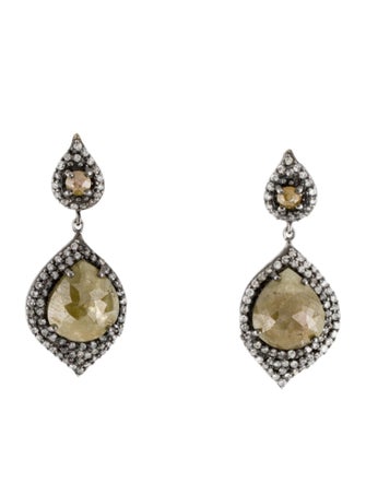Earrings 18K 4.56ctw Diamond Drop Earrings