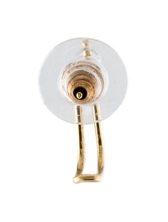 Earrings 18K Diamond J Post Single Earring