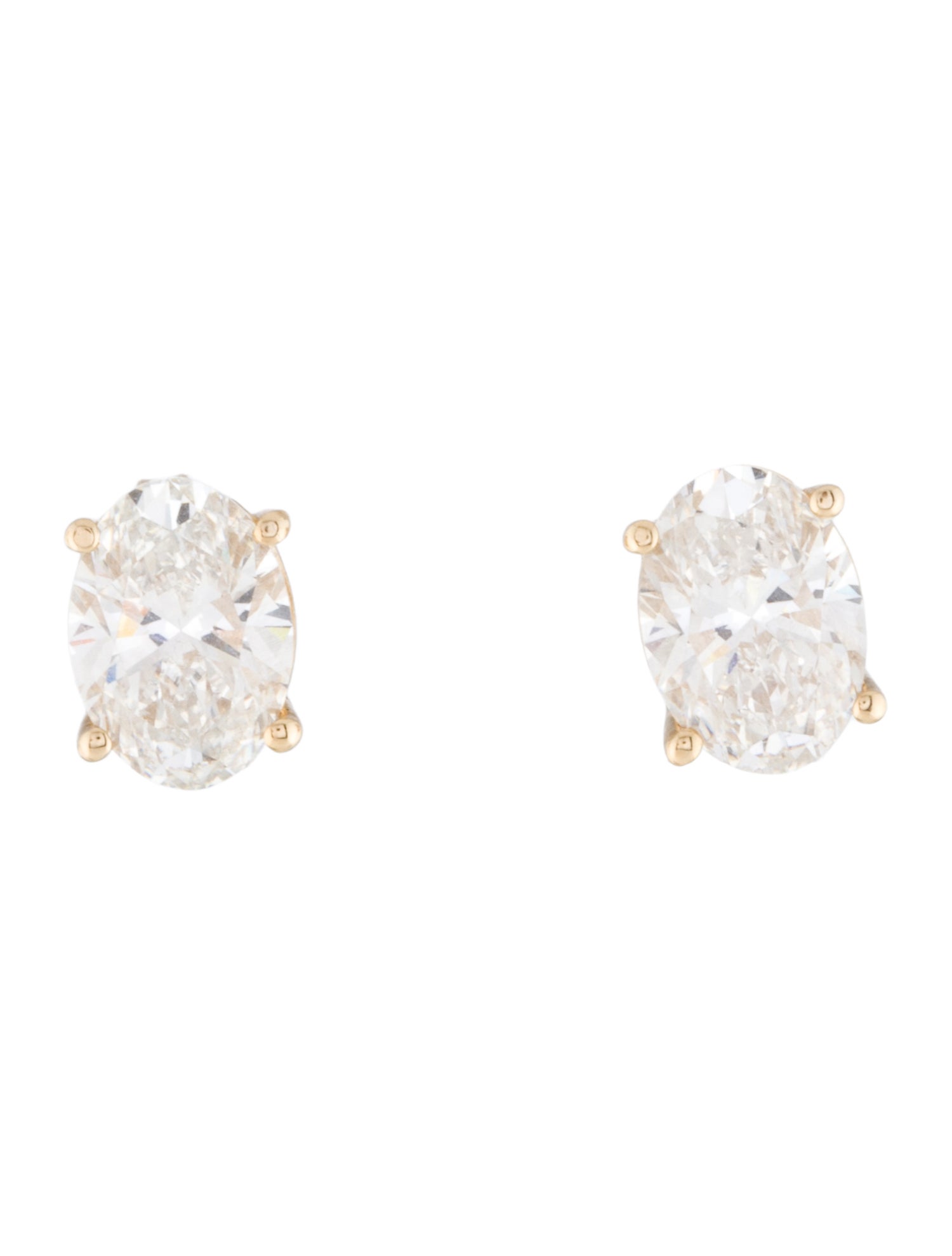 Earrings 14K 2.80ctw Lab-Grown Diamond Studs