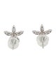 Earrings 18K Diamond Flower Stud Earrings