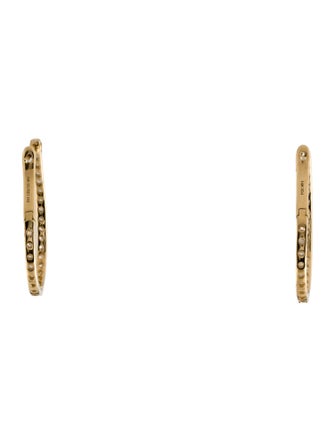 Earrings 14K 1.62ctw Diamond Inside-Out Hoop Earrings