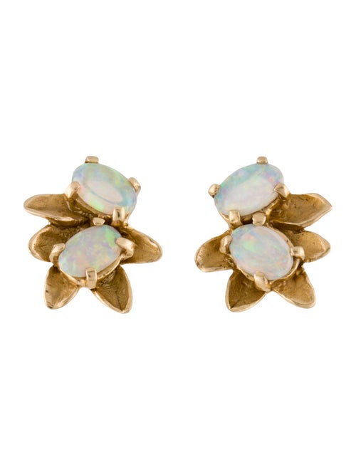 Earrings 14K Opal Stud Earrings