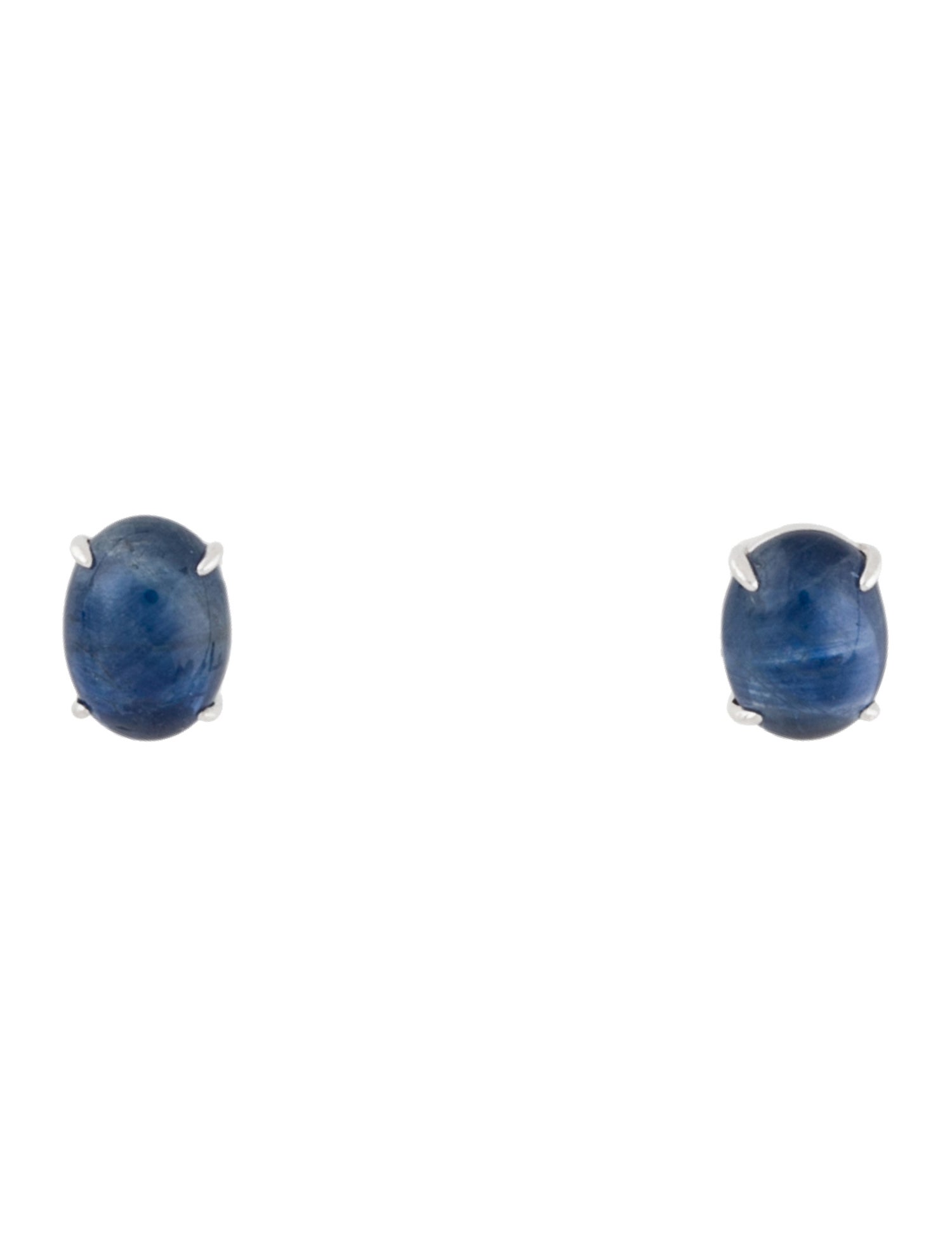 Earrings Platinum Sapphire Stud
