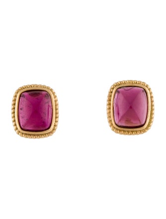 Earrings 18K Tourmaline Stud Earrings