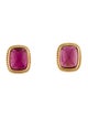 Earrings 18K Tourmaline Stud Earrings