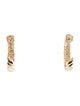 Earrings 14K Diamond Hoop Earrings