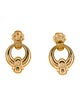 Earrings 18K Door Knocker Drop Earrings