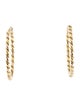 Earrings 18K Two-Tone Hoop Earrings