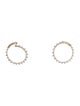 Earrings 14K 1.50ctw Diamond Hoop Earrings