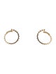 Earrings 14K 1.50ctw Diamond Hoop Earrings