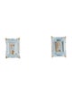 Earrings 14K 1.78ctw Aquamarine Stud Earrings
