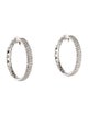 Earrings 14K 4.25ctw Diamond Hoop Earrings